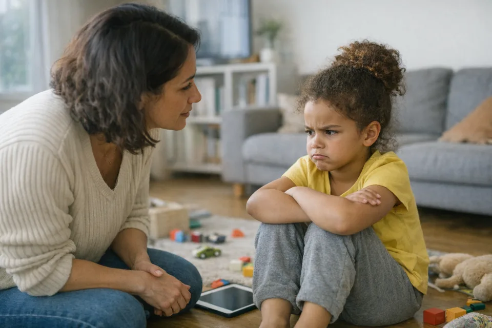 A Child Yells When Told No: How to Set Limits Without Starting a War