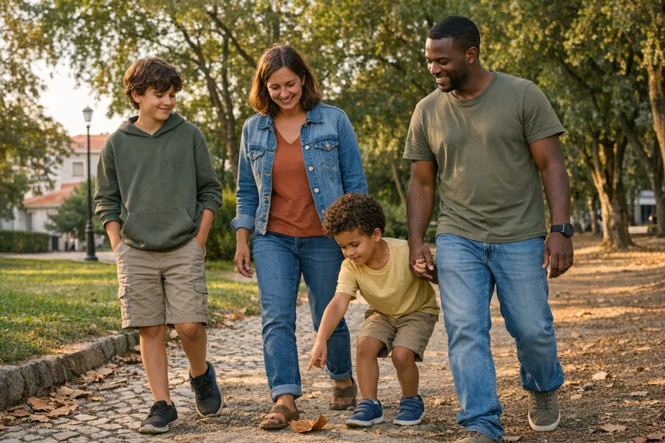 O poder de um simples passeio ao ar livre: por que sair de casa pode mudar o dia da sua família