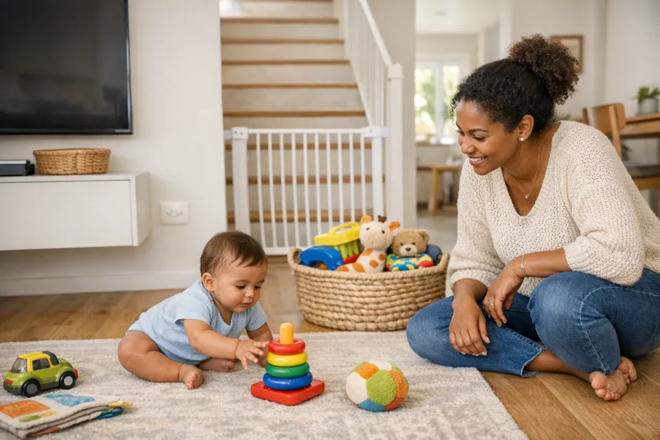 Home safety with a baby: how to prevent falls and keep dangerous objects out of reach
