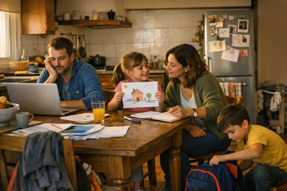 Work and children: how to manage guilt, schedules, and realistic presence